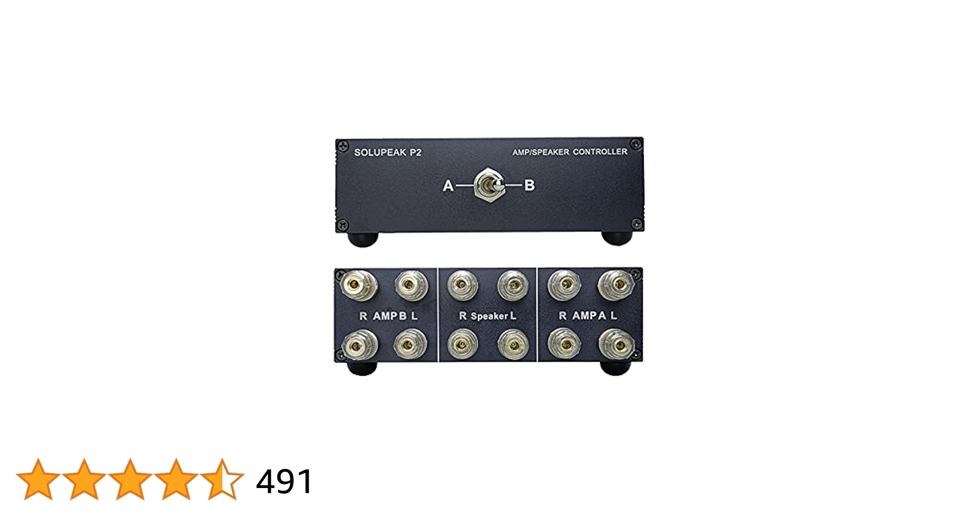 SOLUPEAK P2 2(1)-in-1(2)-出力　スピーカーセレクター Amazon | SOLUPEAK P2 2(1)-in-1(2)-出力アンプアンプスピーカー